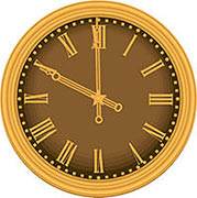 Then the maker took his friend to the front side of the clock