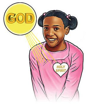 the Holy Spirit came to live in me