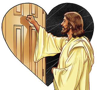 I stand at the door and knock