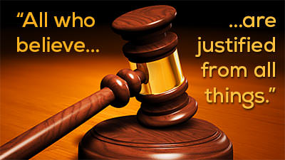 all who believe are justified from all things